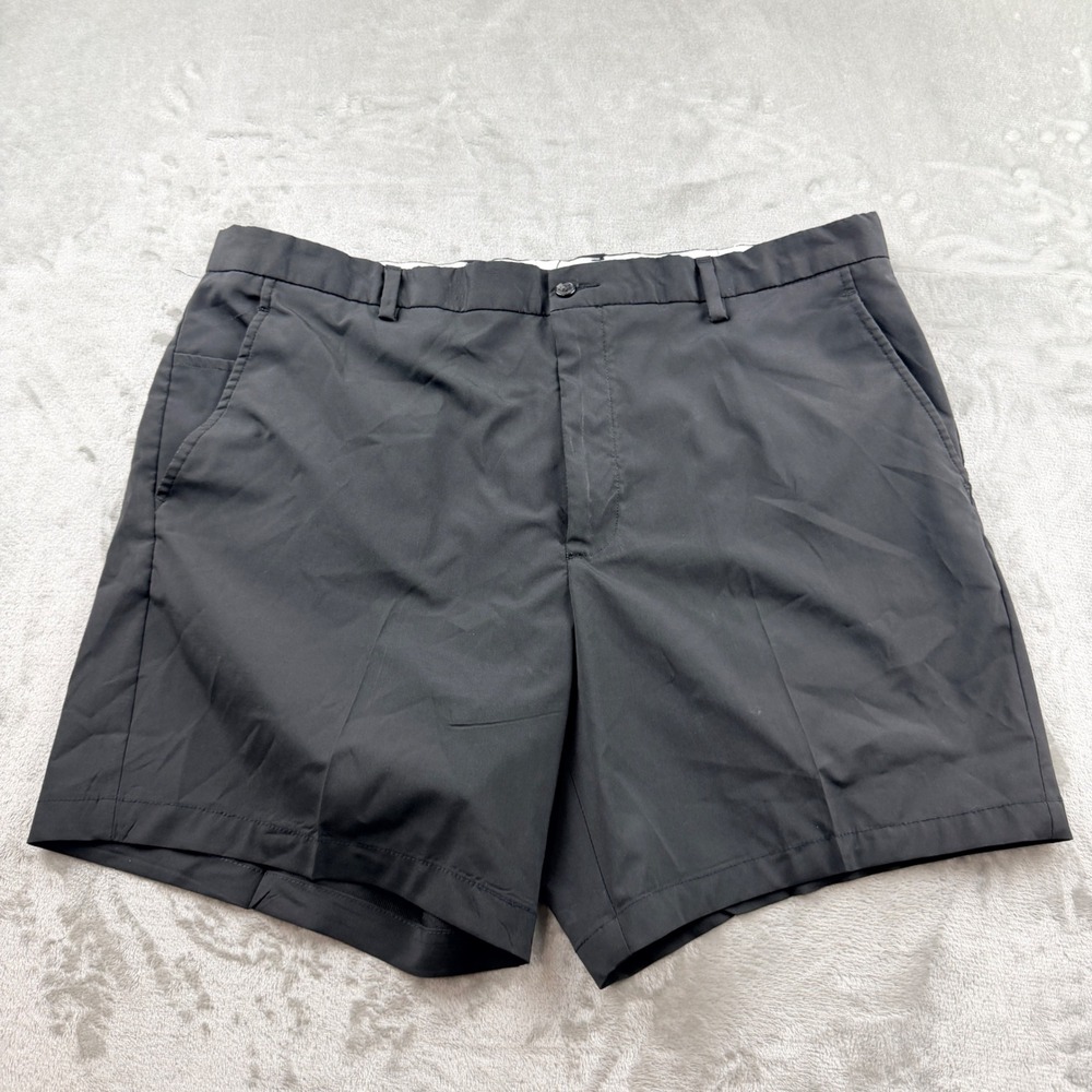 Greg Norman Men's Size 40 Golf‎ Shorts Black Stretch Performance Casual